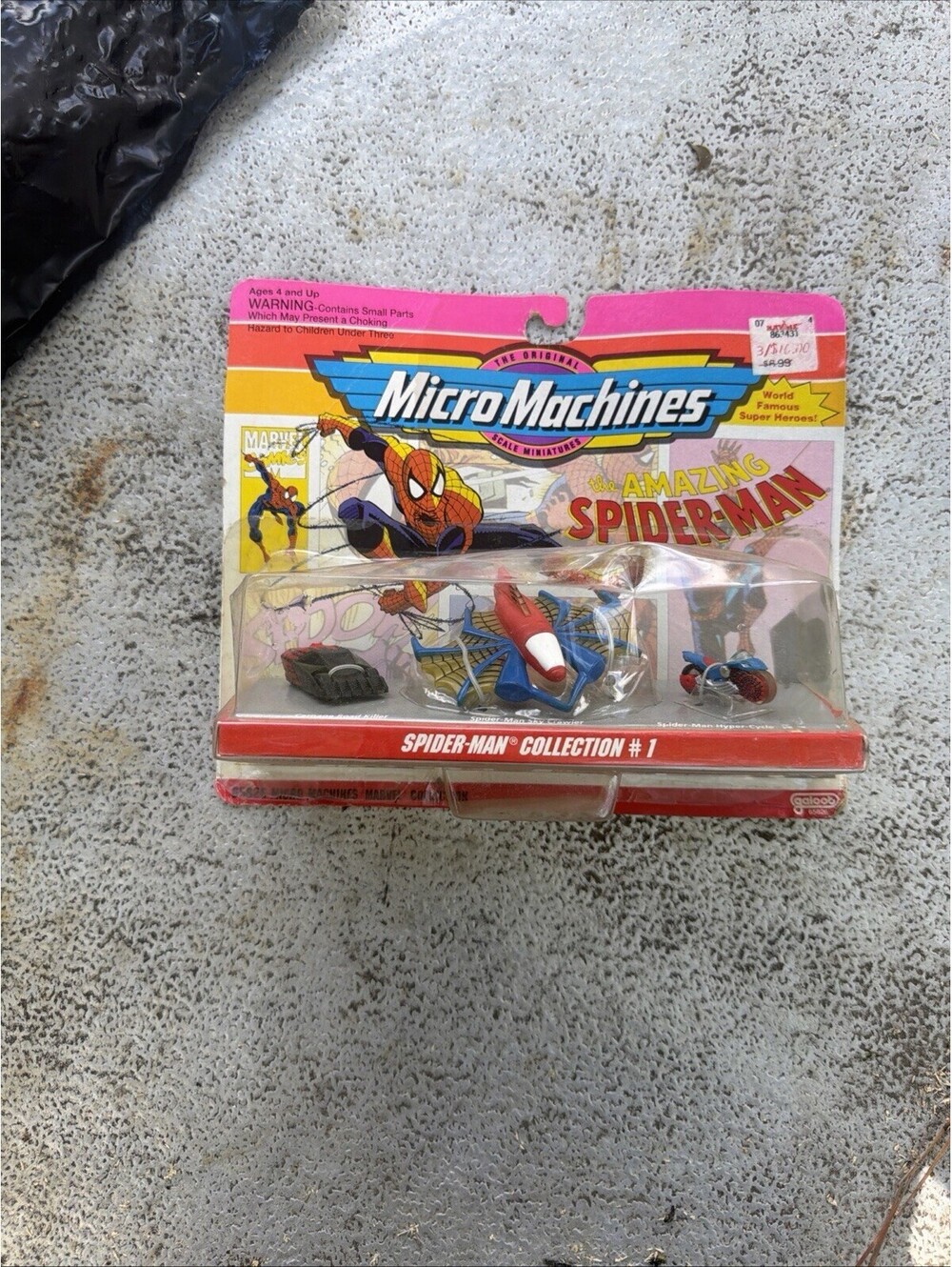 galoob micro machines The Amazing Spider Man #1 - Set 65826 MOC - Excellent card